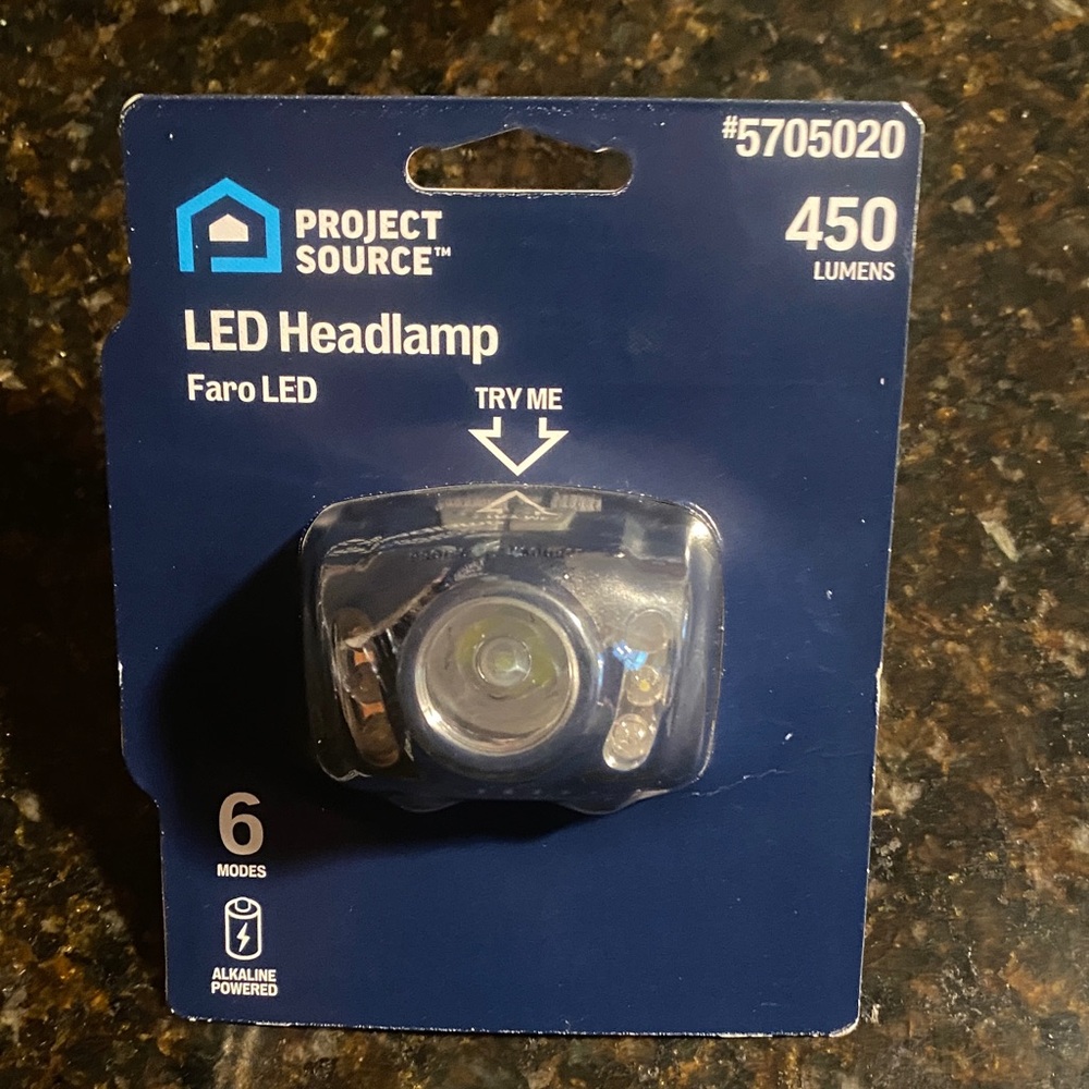 Project Source 450 Lumens LED Headlamp - Black